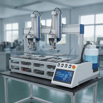 XY Glue Plotter Gluing Machine z elastycznym wyborem stanowiska pracy do czterech operatorów i 24-godzinnym czasem pracy