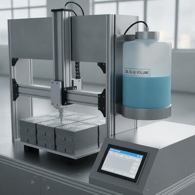 XY Glue Plotter CNC Gluer z 20L Glue Objętość 840mm Wysokość stosu i gorąco stopiony zimny klej w jednej operacji